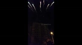 Ballymun Halloween  fireworks 2014