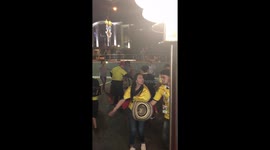 Colombian mother turns Saransk car park into street party after Japan loss