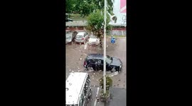 Floods rain storm Sarajevo Bosnia and Herzegovina