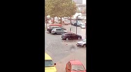 Flooding rain storm Sarajevo