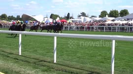 Shang Shang Shang wins gold in the Norfolk Stakes on the Ladies Day of the Royal Ascot 2018