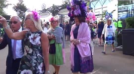 Ladies in bizarre floral hats are leaving Royal Ascot at the end of Ladies Day