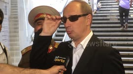 Putin lookalike makes hay at Russia World Cup