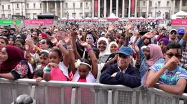 Eid Festival 2018 in Trafalgar Square, London, UK