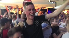 England fans get party started by singing ‘Vardy’s on Fire’ in Nizhny Novgorod