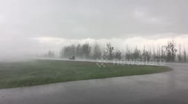 Strong summer thunderstorm impacts Manitoba