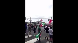 Mexico fans !!! Celebrating a win