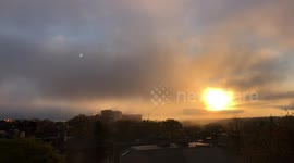Foggy Portland, Maine Sunset (05/09/18)