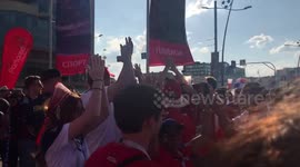 Panama fans make party atmosphere despite just  being beaten 6-1