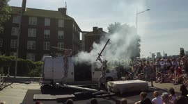 Amazing Aerobatics  With Sword