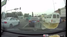 Dash-cam Video: Forklift driver shot dead after going on fatal rampage in China