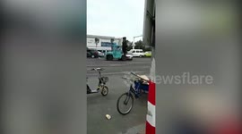 Forklift driver shot dead after going on fatal rampage in China