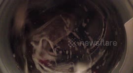 Washing sneakers in washing machine