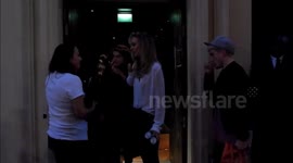 Jeans for Genes Day - launch party: Kimberley Garner and Casey Bachelor