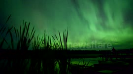 Stunning timelapse of Aurora Borealis in Saskatchewan, Canada