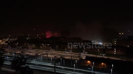 Unsafe Fireworks Explosion