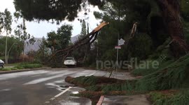 Tropical Storm Norbert causes flash floods in California