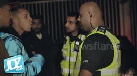 Leicester rapper's video interrupted by police officers