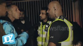 Rapper's music video interrupted by police