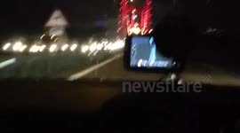Amazing lightning capture istanbul