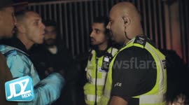 Rapper's music video interrupted by police