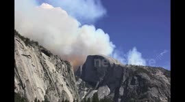 Yosemite Meadow Fire Timelapse