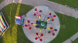 Carousel Aerial || HD video