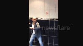 Man's hilarious punchbag fail