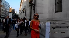 Kimberley Garner and Ferne McCann attend London Fashion Week