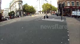 London Cyclist Stopped by Police! (Funny Stuff!)