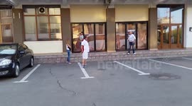 Street Fight in Romania