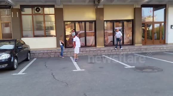 Street Fight in Romania