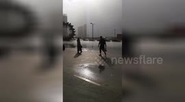 Strange phenomenon of localised rain in southern China