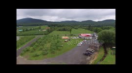 Amazing drone footage of strawberry / U pick farm in Quebec