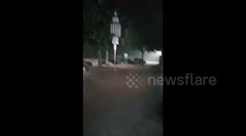 Powerful rainstorm causes flash floods in eastern China