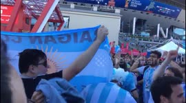 Argentine fans uber-confident ahead of match against Nigeria