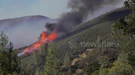 Firefighters continue to battle growing Pawnee Fire in Northern California