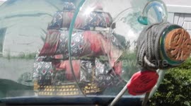 ship in a bottle the Maritime museum Greenwich London by Jim Connor