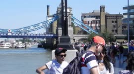 Tower Bridge tower of London and the City of London  buildings old and the new by Jim Connor