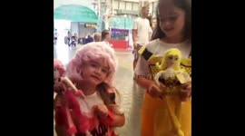 Crazy wig child