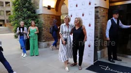 Nadia Sawalha and guest attending the launch of Andrea McLean's new book Confessions of a Menopausal Woman