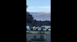 Barge fire breaks out on Duwamish River in South Seattle