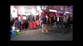 Fighting in the street at Walking Street Pattaya.