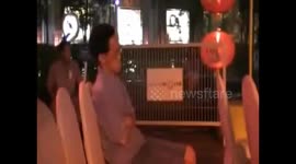 FUNNY Chinese Music is so Relaxing, this man cannot stay awake during a concert.