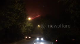 Motorists 'flee Saddleworth Moor fire' as blaze nears homes