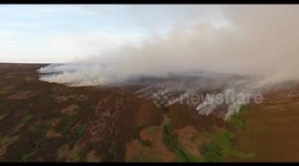 Saddleworth Moor Ablaze 25/06/2018