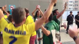 'Bye bye Germany!' Mexico and Sweden fans chant after champions crash out