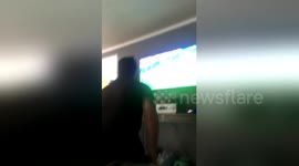 Mexico fans in LA scream with excitement after Germany exit