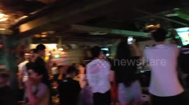 Korean fans cheer for korea during korea vs germany game