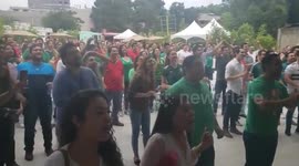 This is how fans in Mexico reacted to South Korea's win over Germany